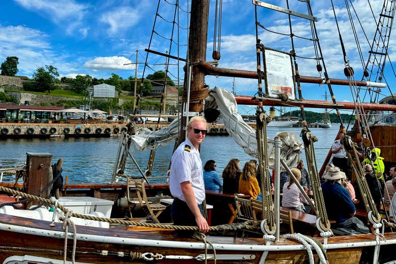 Le capitaine du bateau