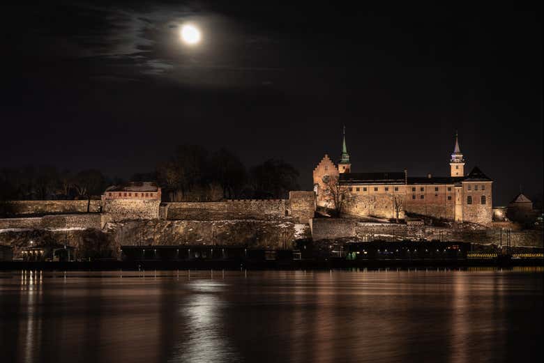Vue sur la forteresse d'Akershus