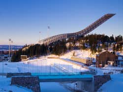 Le trampoline du saut Holmenkollen